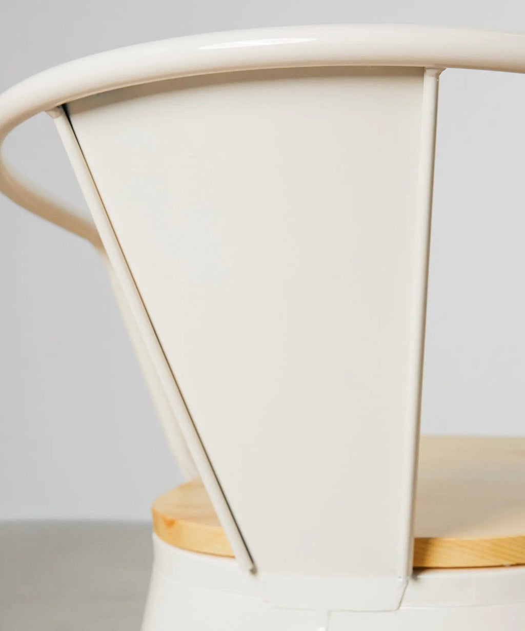 Chaise de Salle à Manger en Métal et Bois Tolik Wood