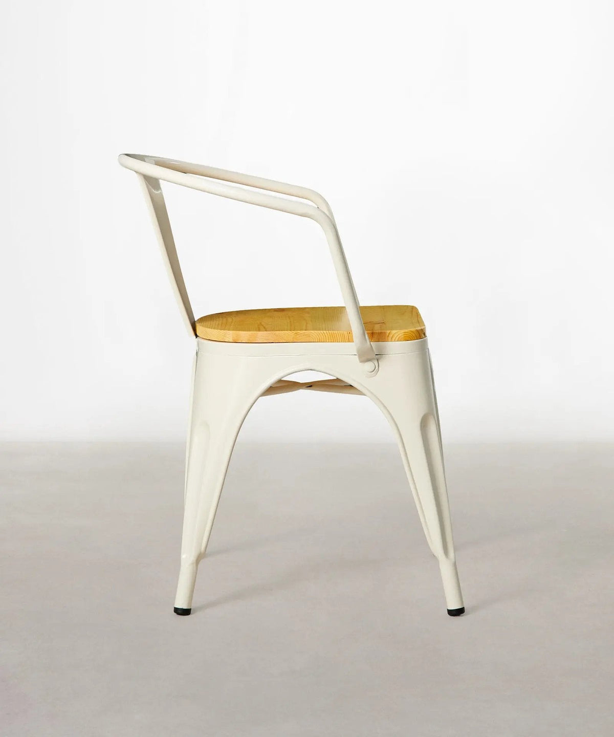 Chaise de Salle à Manger en Métal et Bois Tolik Wood
