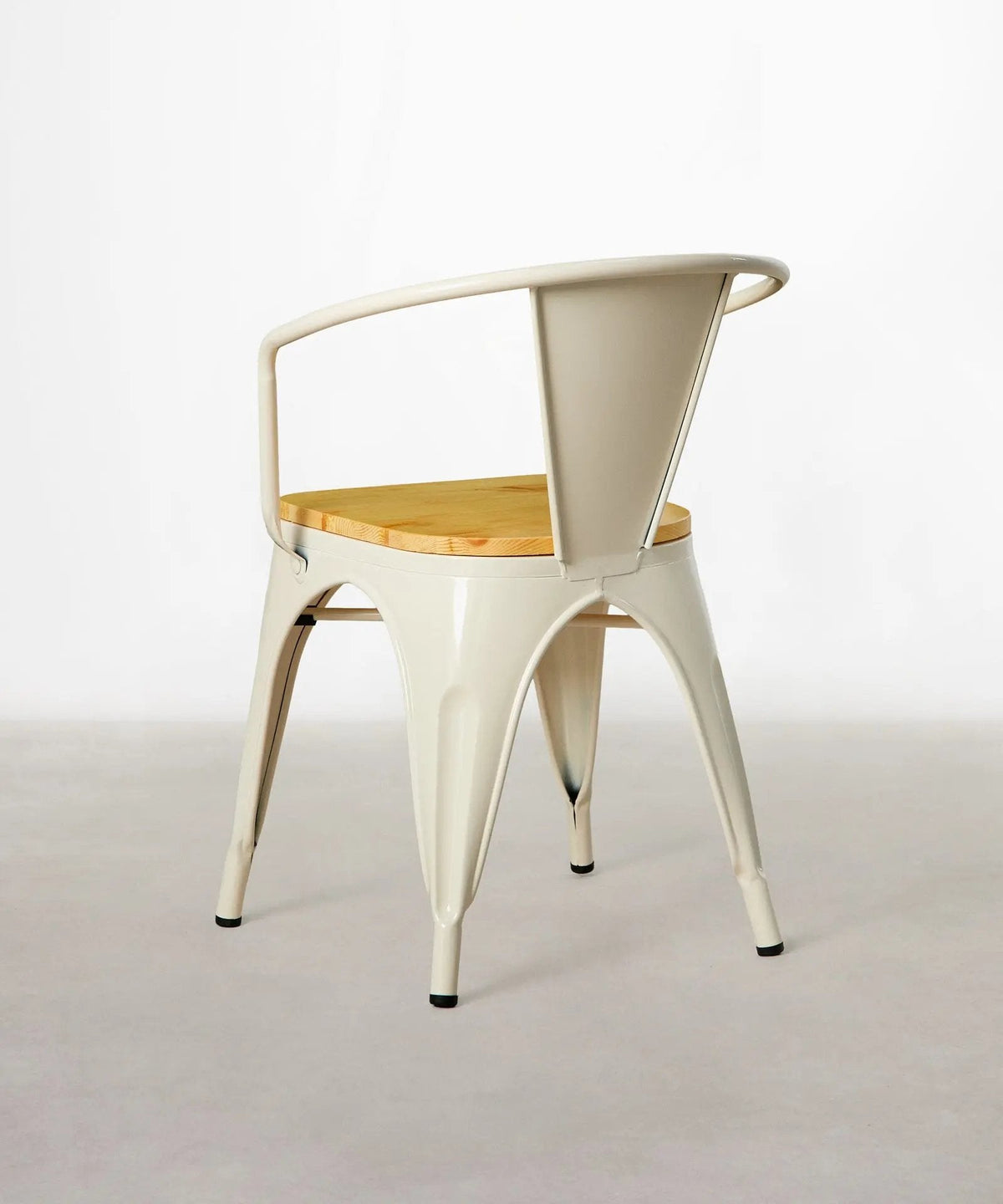 Chaise de Salle à Manger en Métal et Bois Tolik Wood