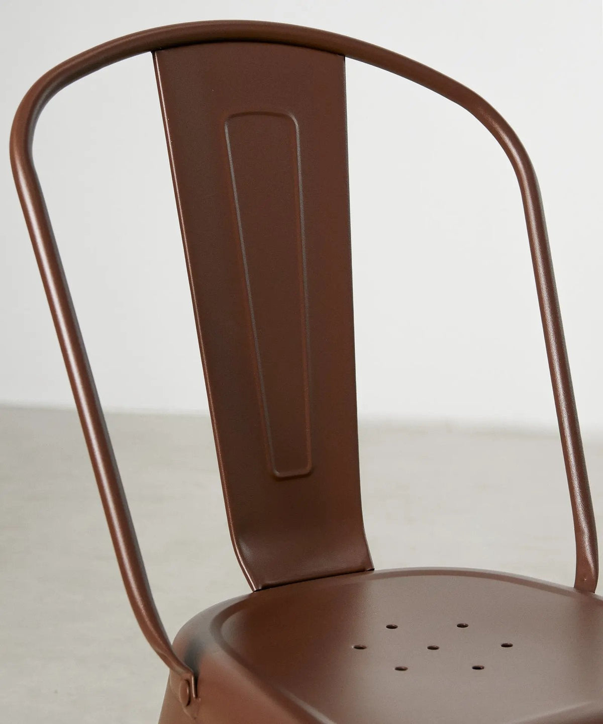 Chaise de salle à manger en métal Tolik