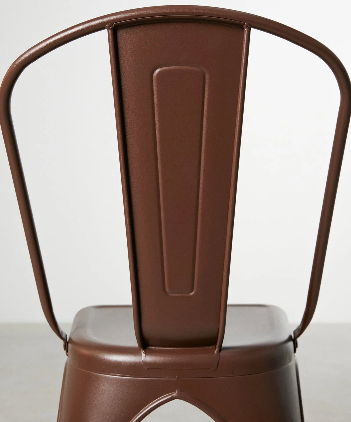 Chaise de salle à manger en métal Tolik