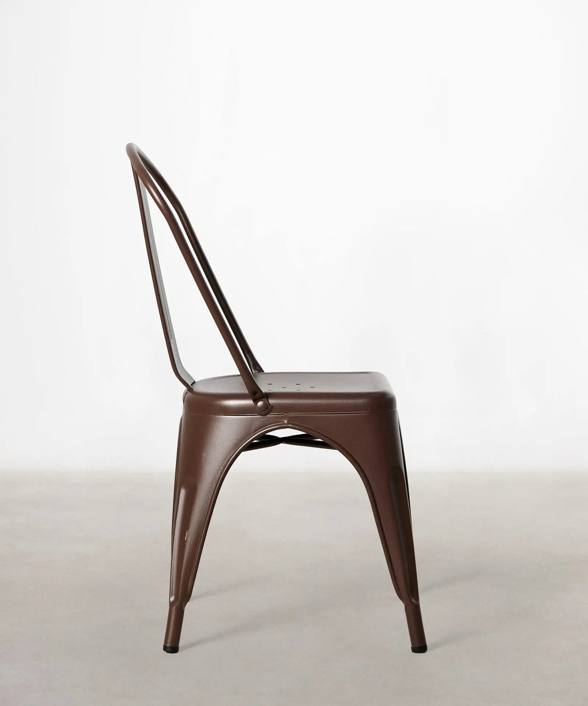 Chaise de salle à manger en métal Tolik