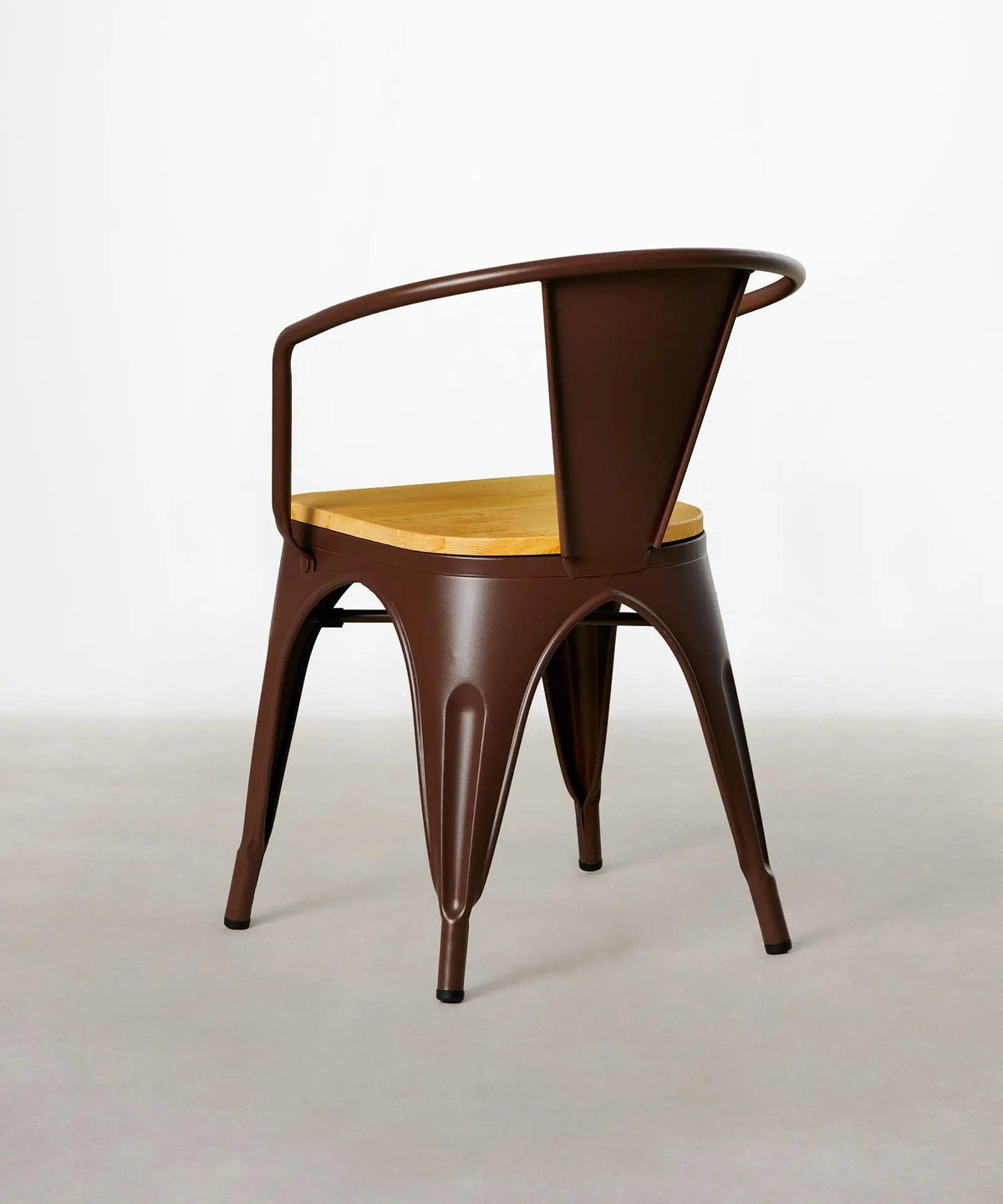 Chaise de Salle à Manger en Métal et Bois Tolik Wood