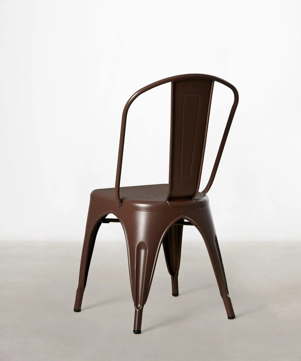 Chaise de salle à manger en métal Tolik