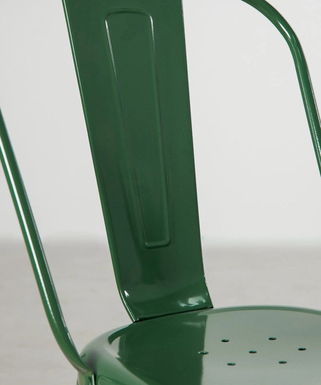 Chaise de salle à manger en métal Tolik