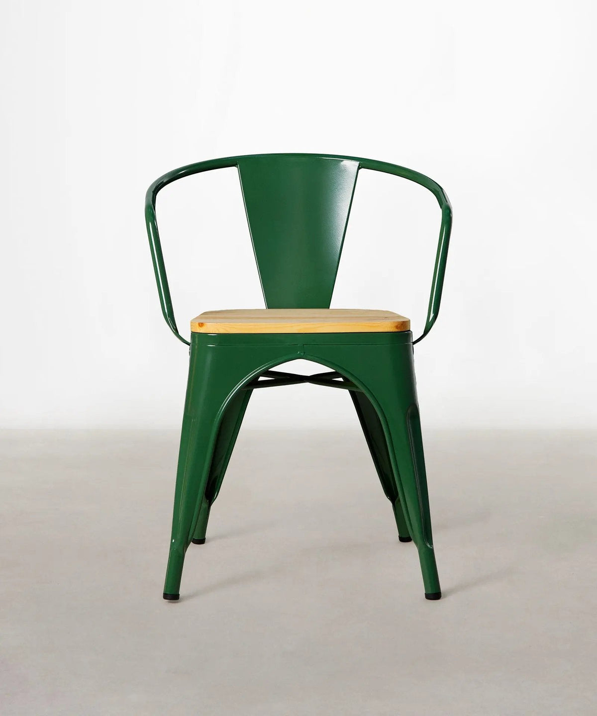 Chaise de Salle à Manger en Métal et Bois Tolik Wood