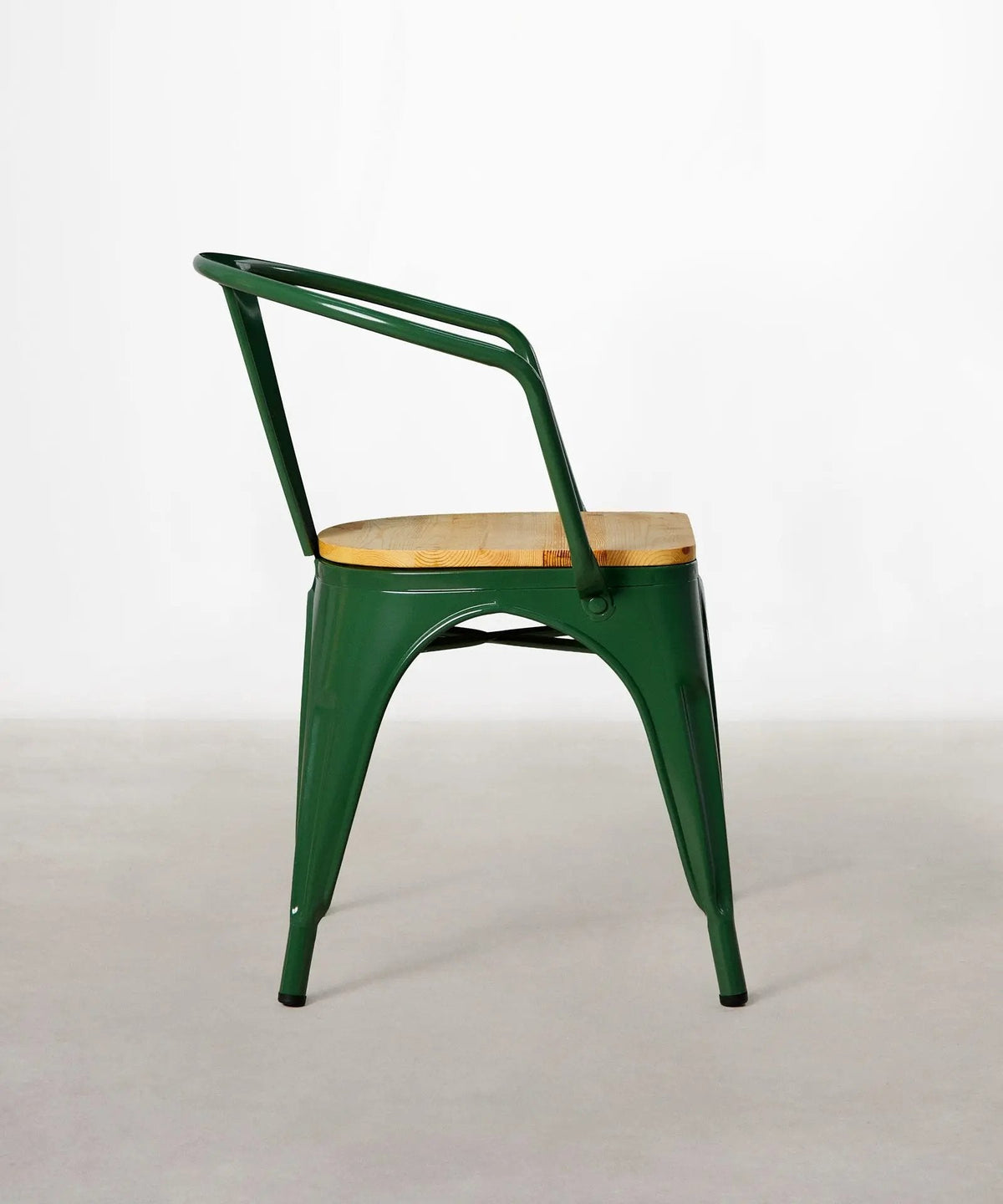 Chaise de Salle à Manger en Métal et Bois Tolik Wood