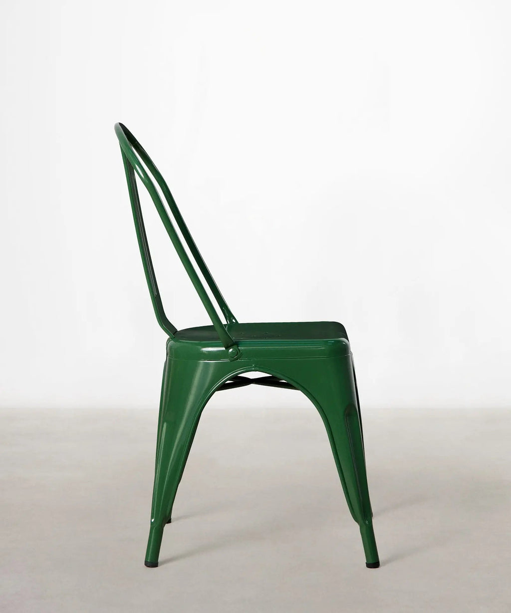 Chaise de salle à manger en métal Tolik