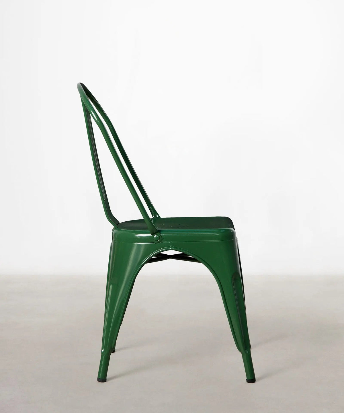 Chaise de salle à manger en métal Tolik