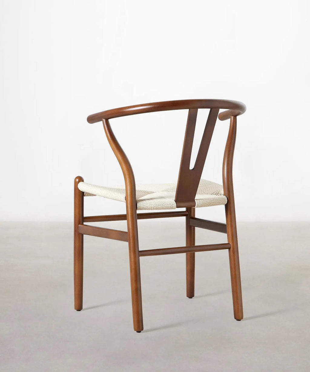 Chaise en bois et corde tressée Uish