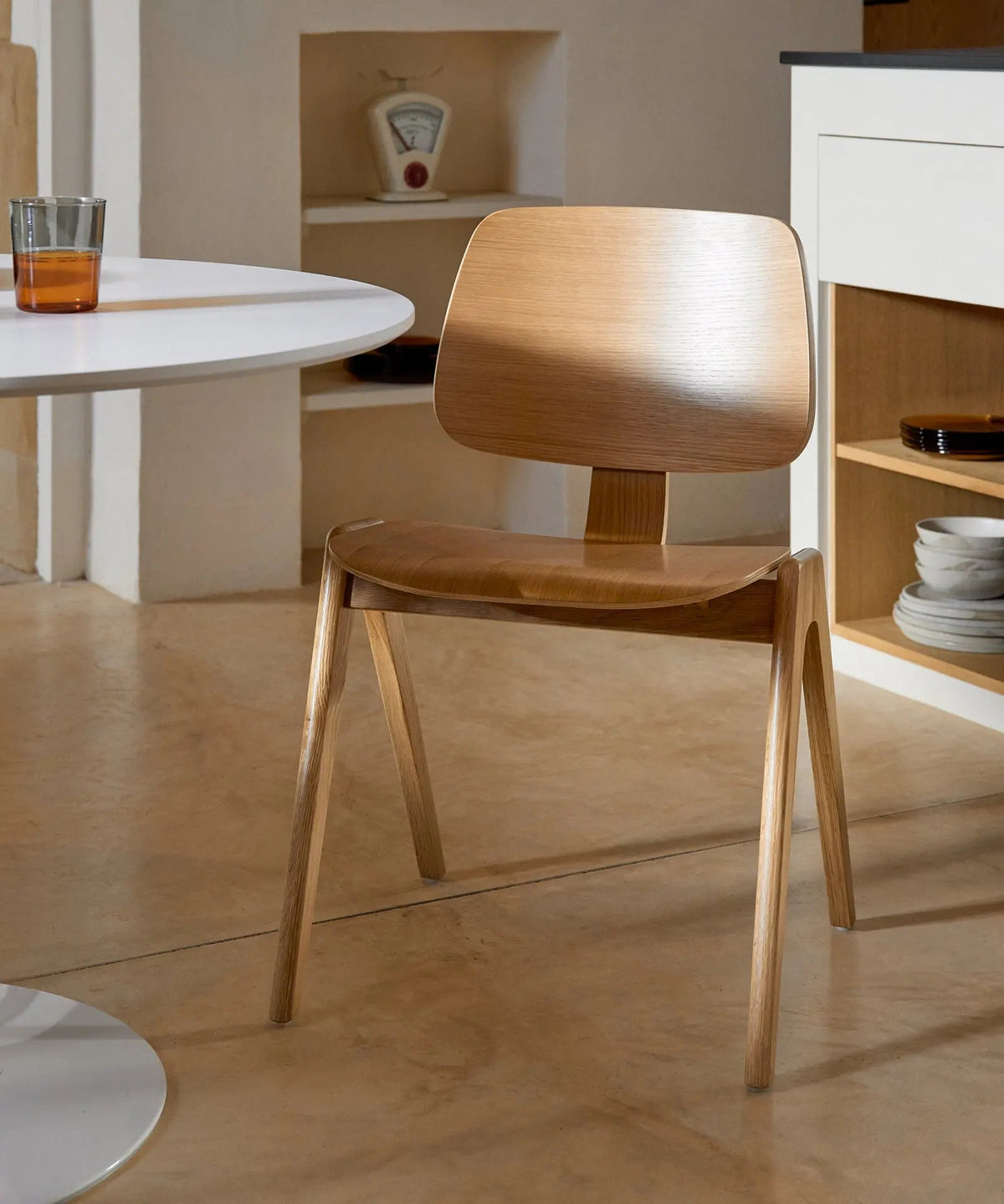 Chaise de salle à manger en bois Vega