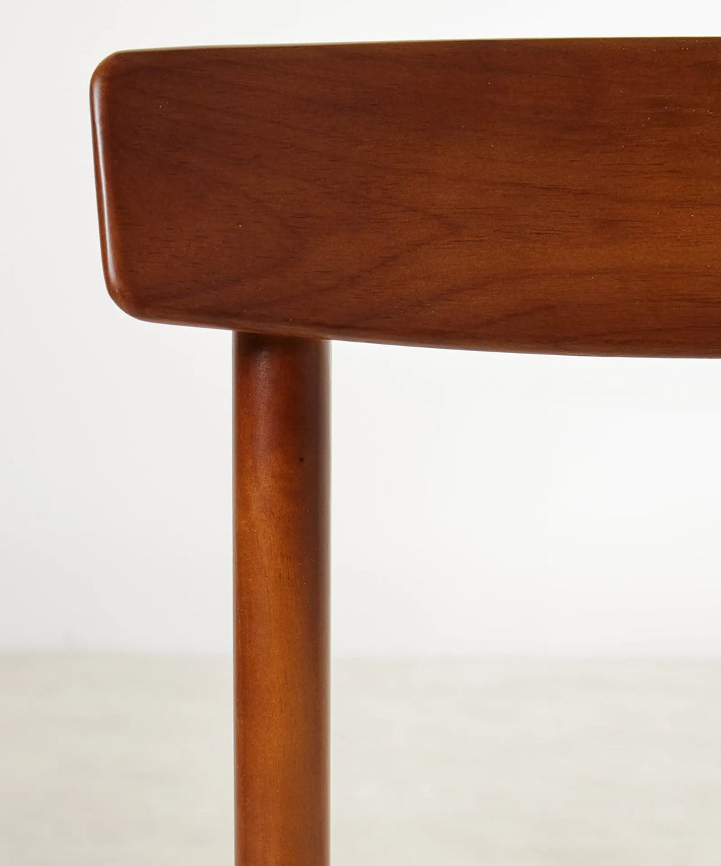 Chaise de salle à manger en bois et corde tressée Alba