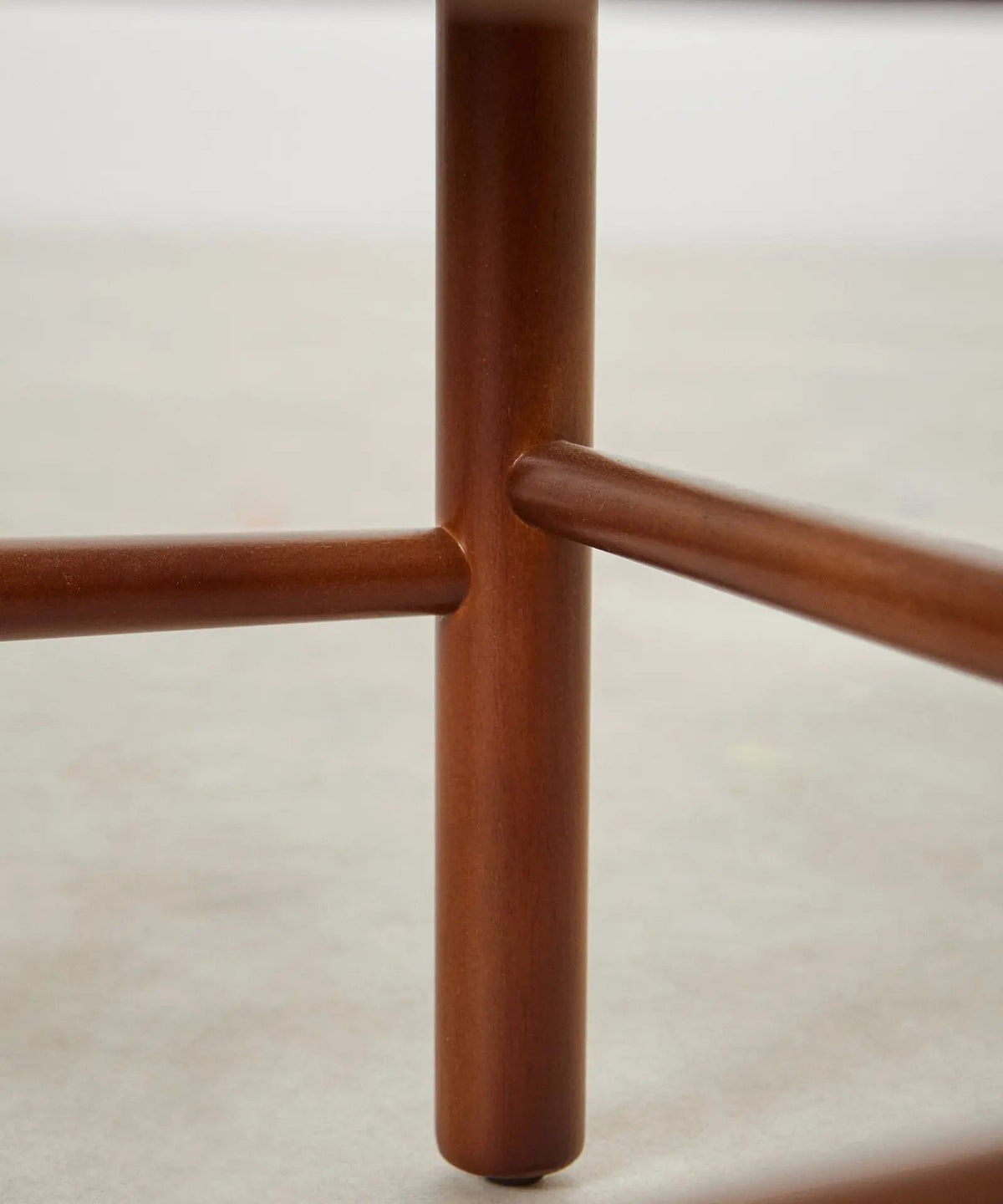 Chaise de salle à manger en bois et corde tressée Alba