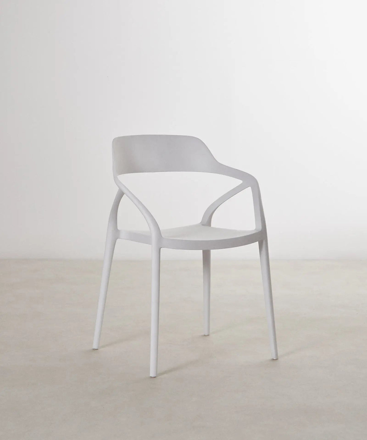 Chaise en polypropylène avec accoudoirs Grace