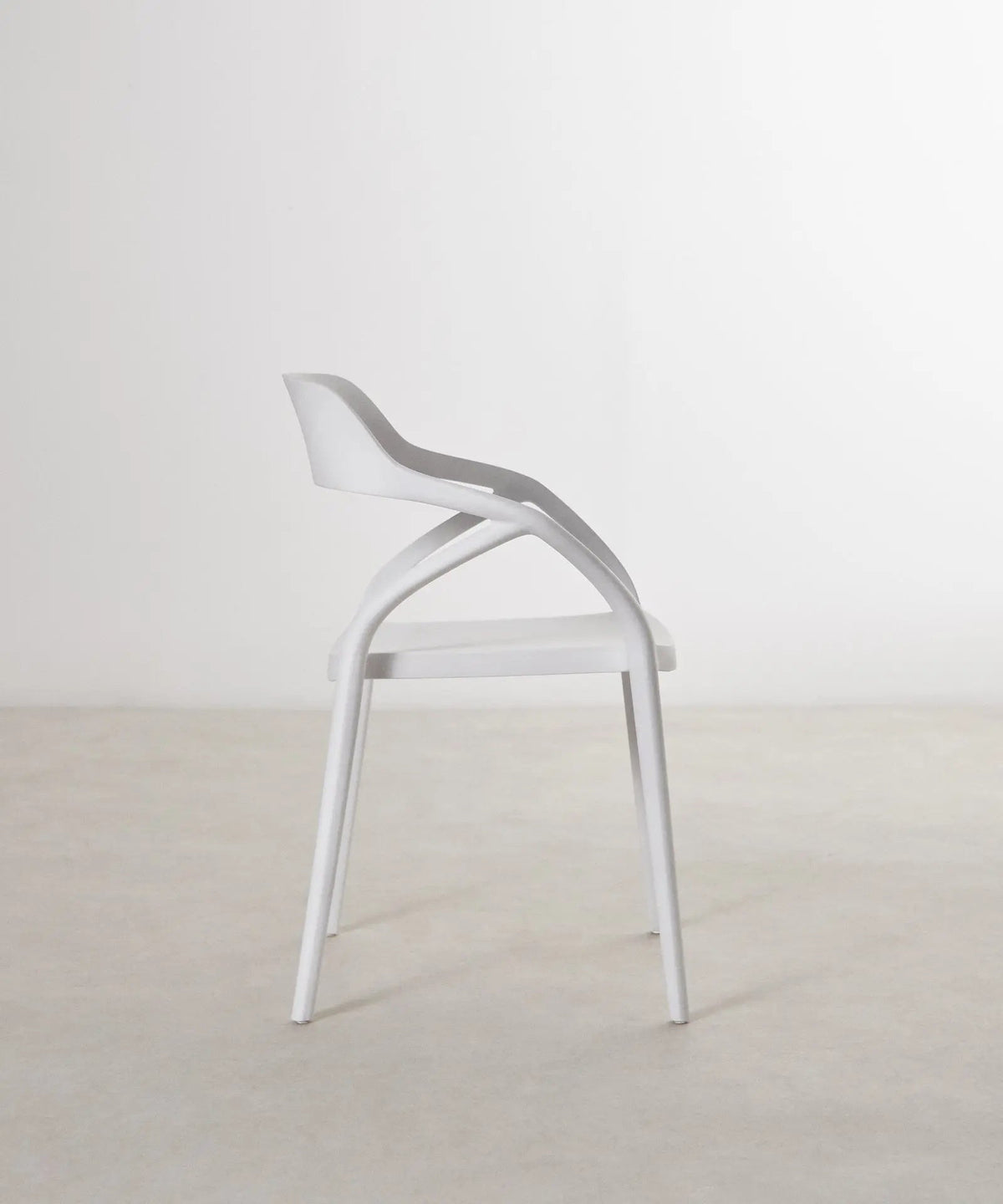 Chaise en polypropylène avec accoudoirs Grace
