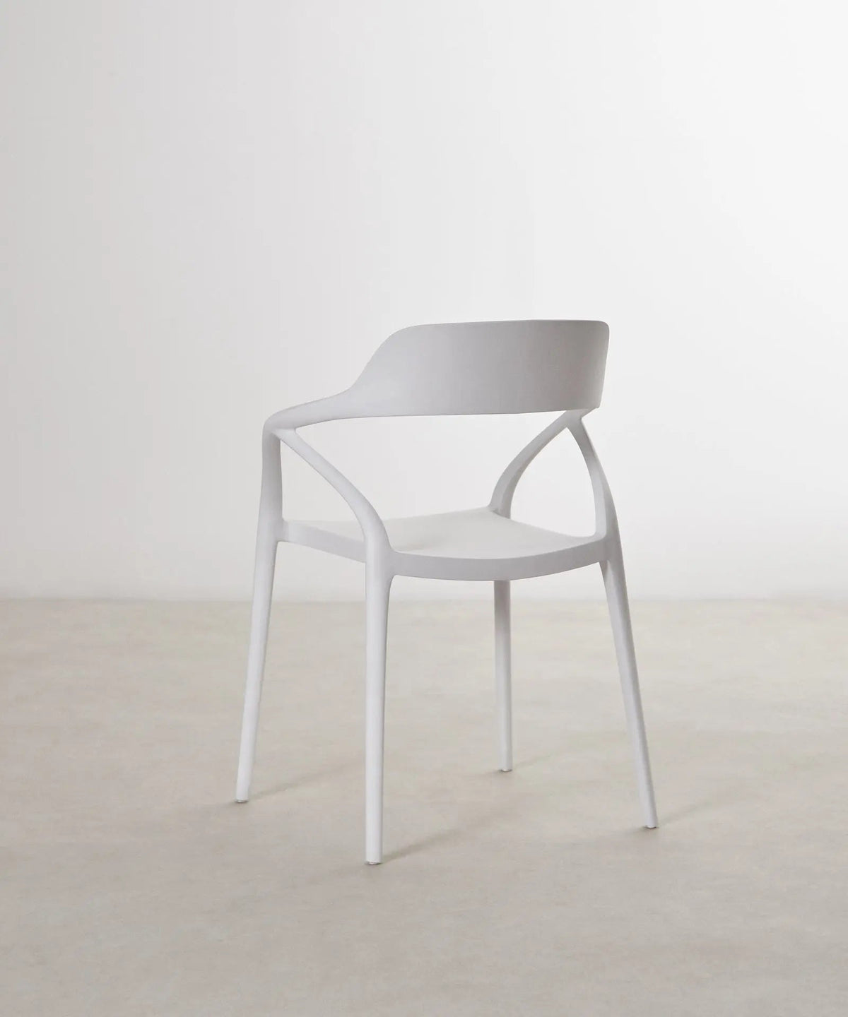 Chaise en polypropylène avec accoudoirs Grace