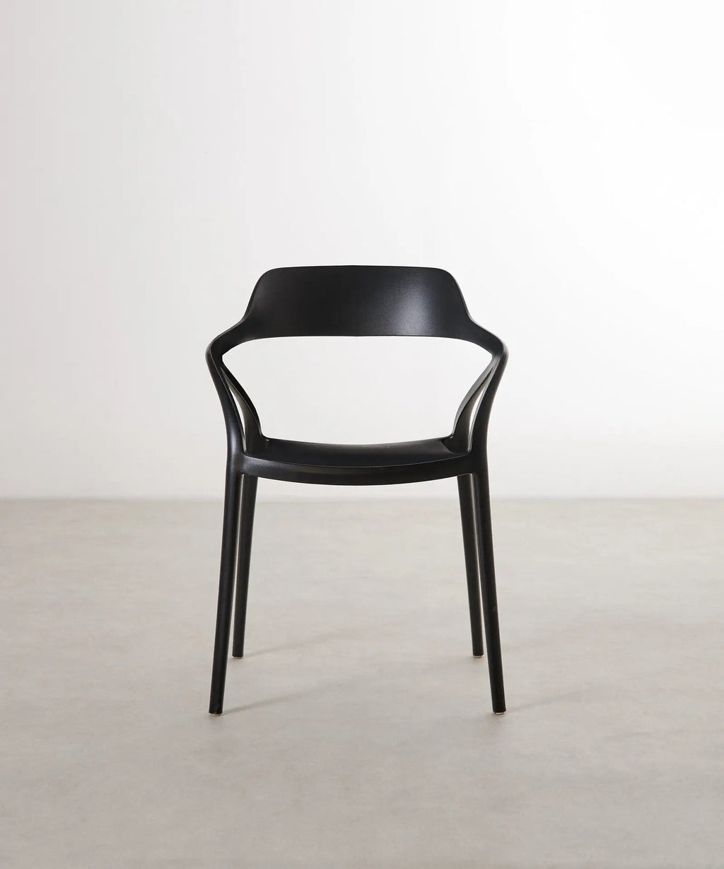 Chaise en polypropylène avec accoudoirs Grace