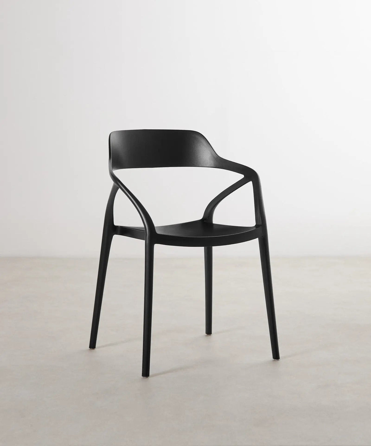 Chaise en polypropylène avec accoudoirs Grace