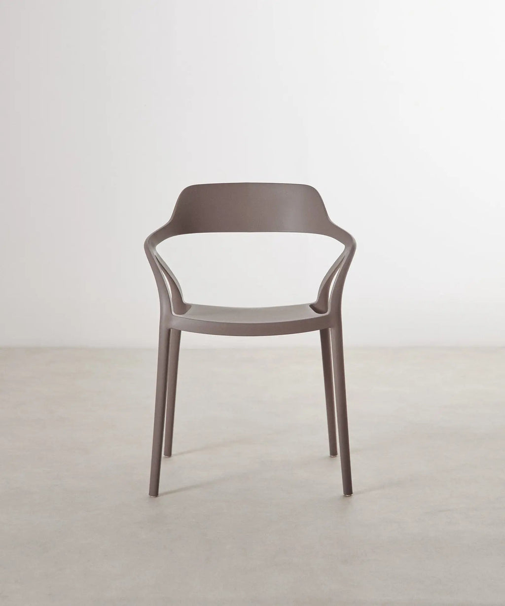 Chaise en polypropylène avec accoudoirs Grace
