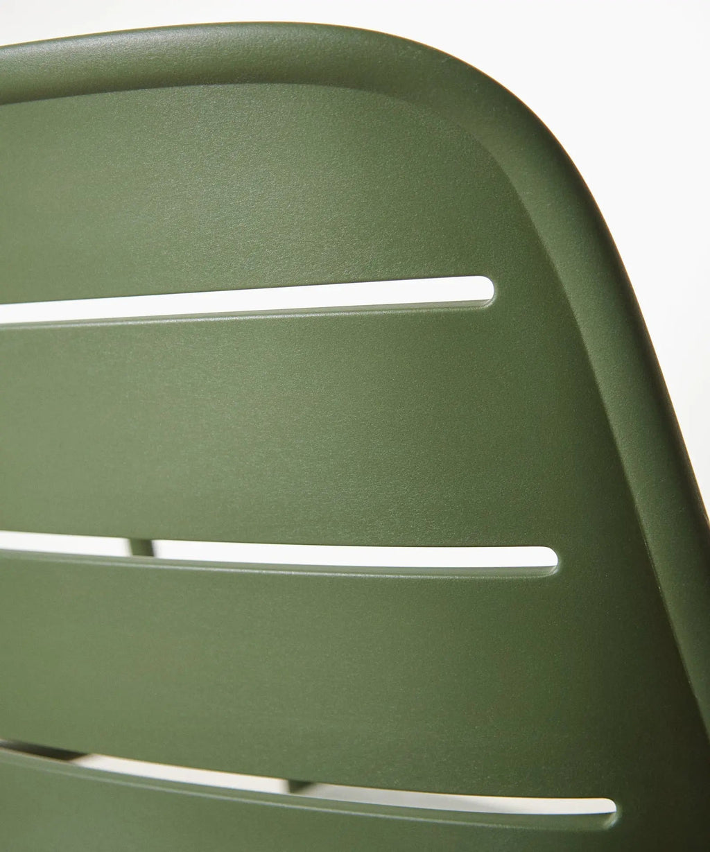 Chaise empilable en polypropylène avec accoudoirs Mila