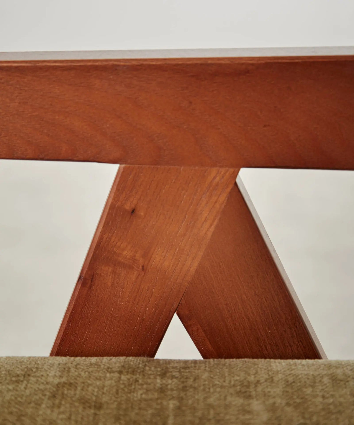 Chaise de salle à manger en bois, rotin et tissu Pauline Arms Color Edition