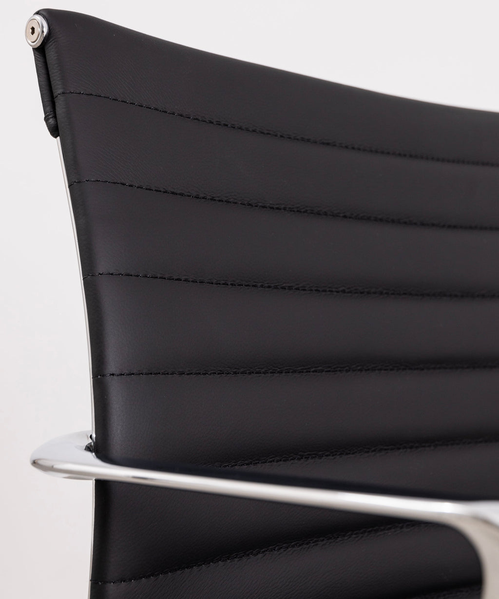 Chaise de Bureau en Cuir Low Back Baltimore