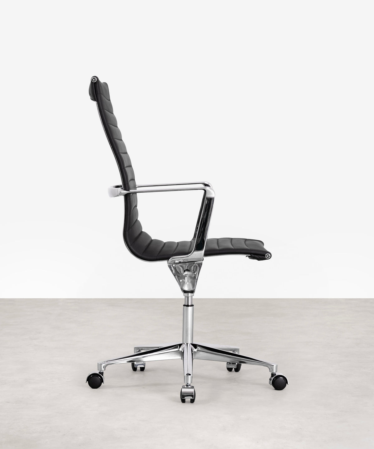 Chaise de Bureau en Cuir High Back Baltimore