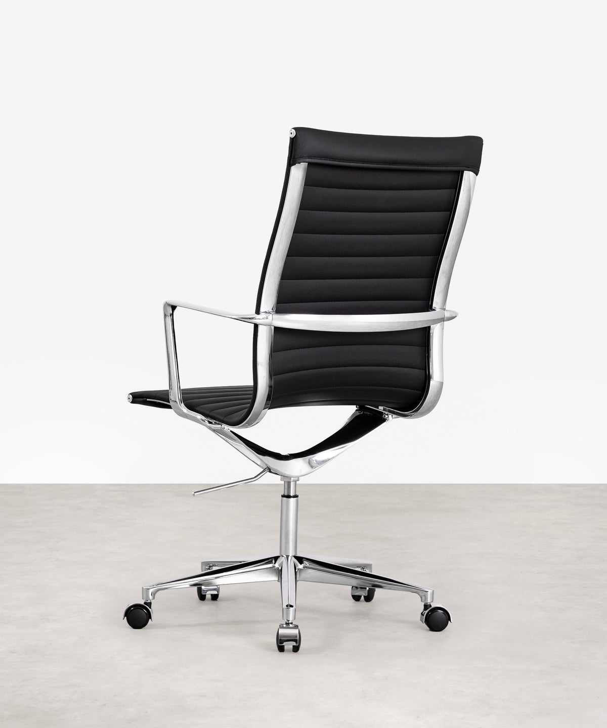 Chaise de Bureau en Cuir High Back Baltimore
