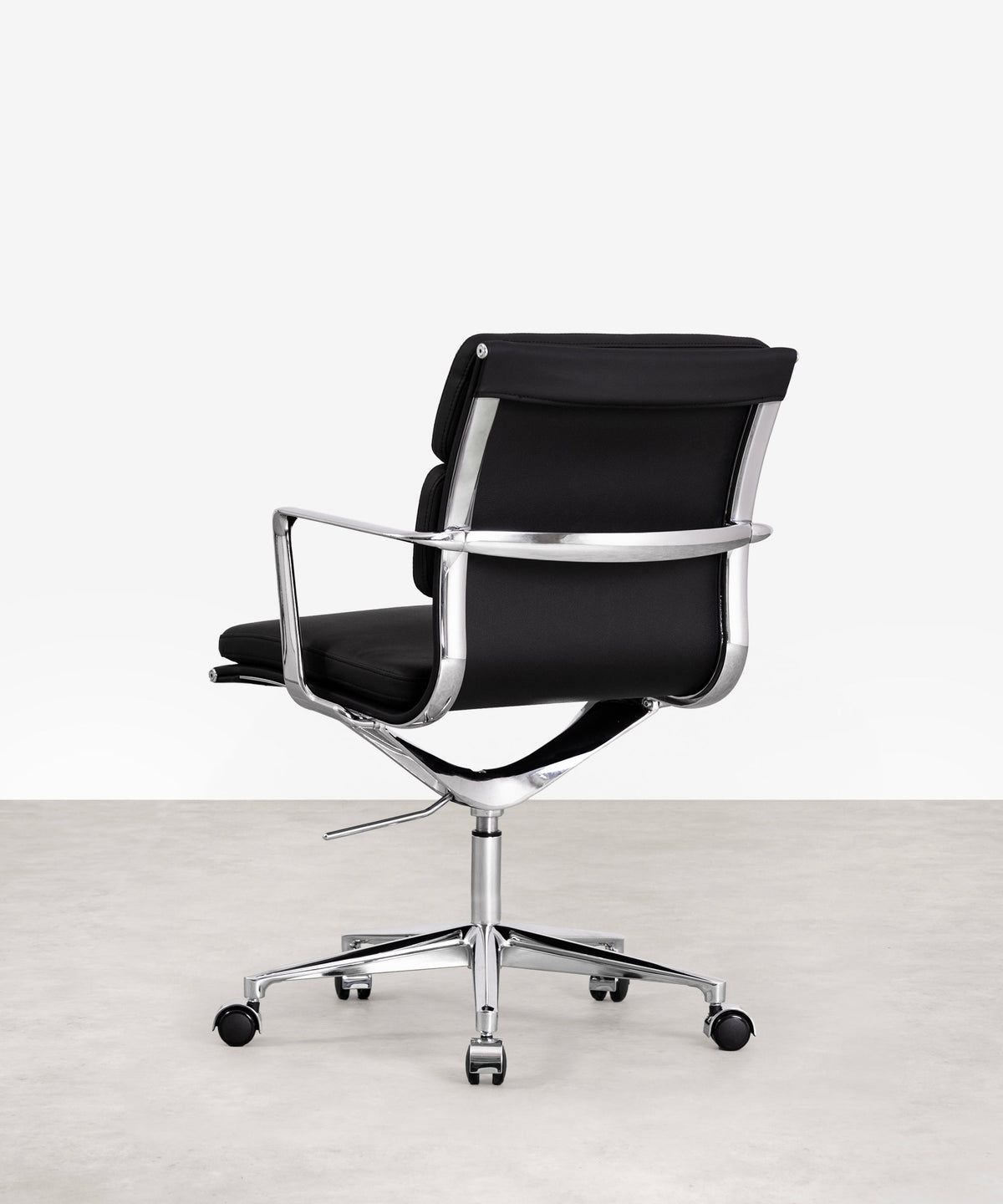 Chaise de Bureau en Cuir Low Back Boston