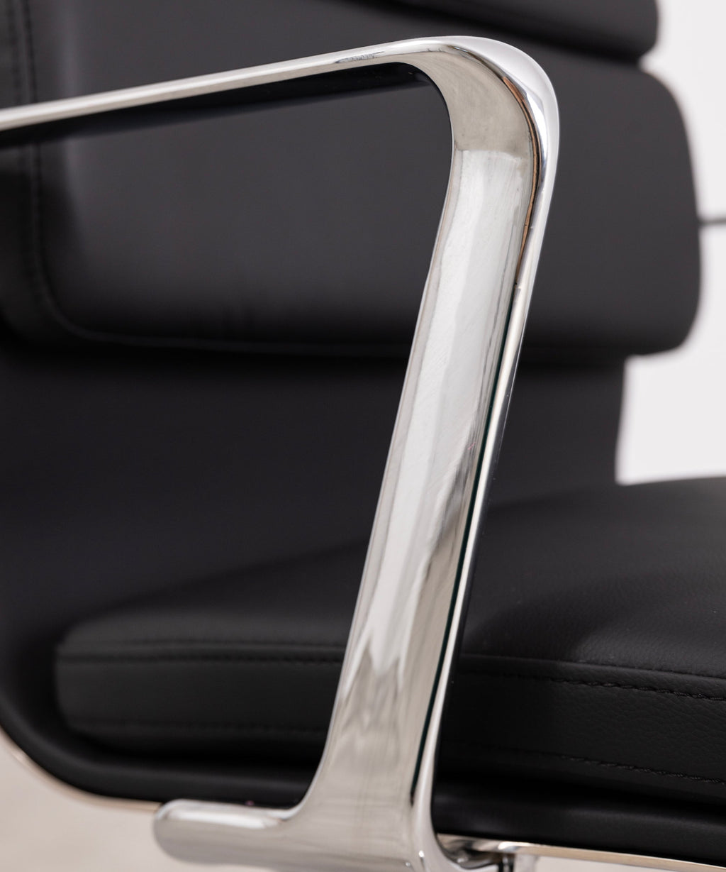Chaise de Bureau en Cuir Low Back Boston