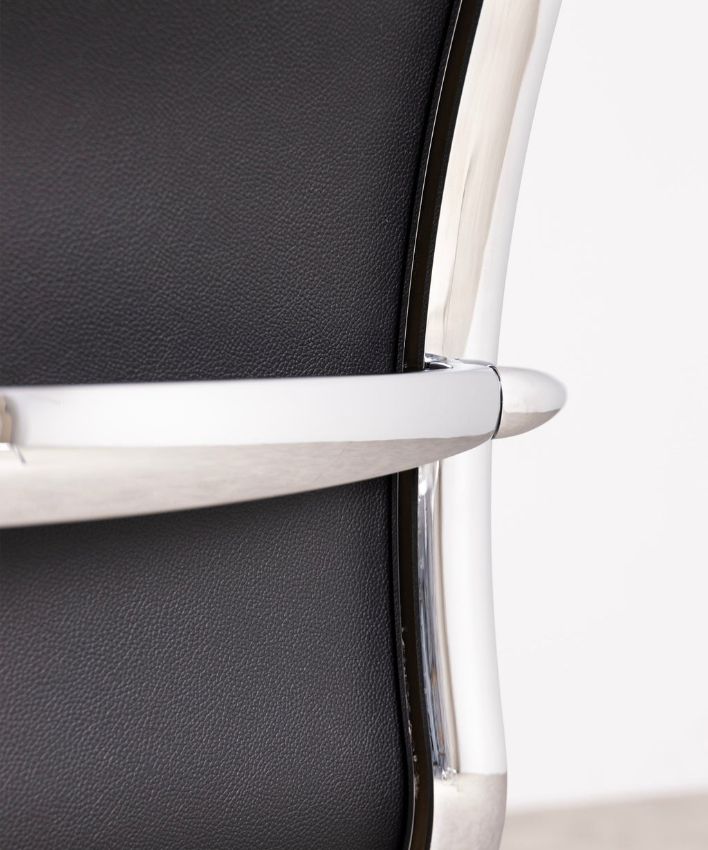 Chaise de Bureau en Cuir Low Back Boston