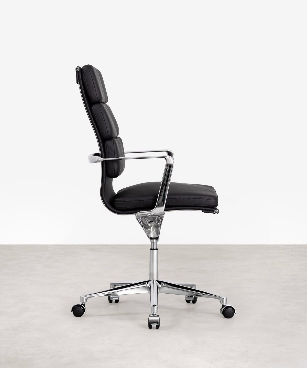 Chaise de Bureau en Cuir High Back Boston