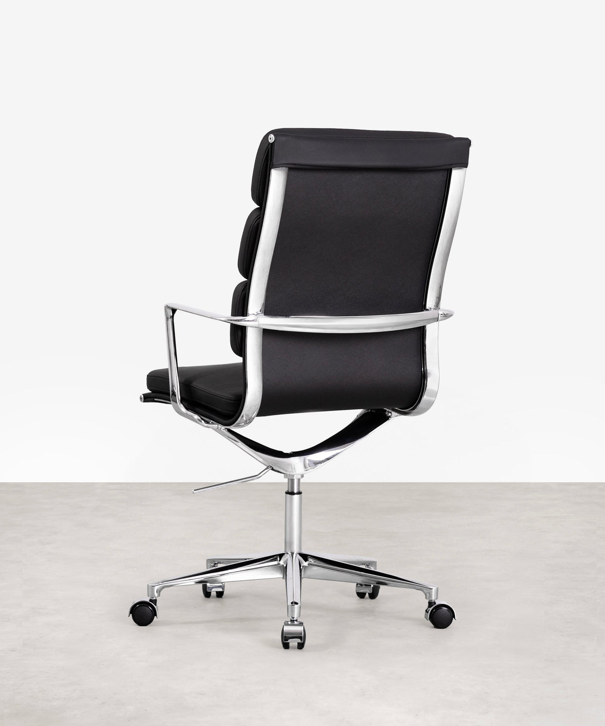 Chaise de Bureau en Cuir High Back Boston