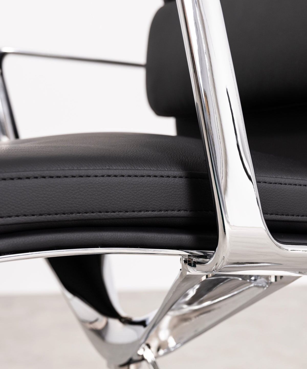 Chaise de Bureau en Cuir High Back Boston