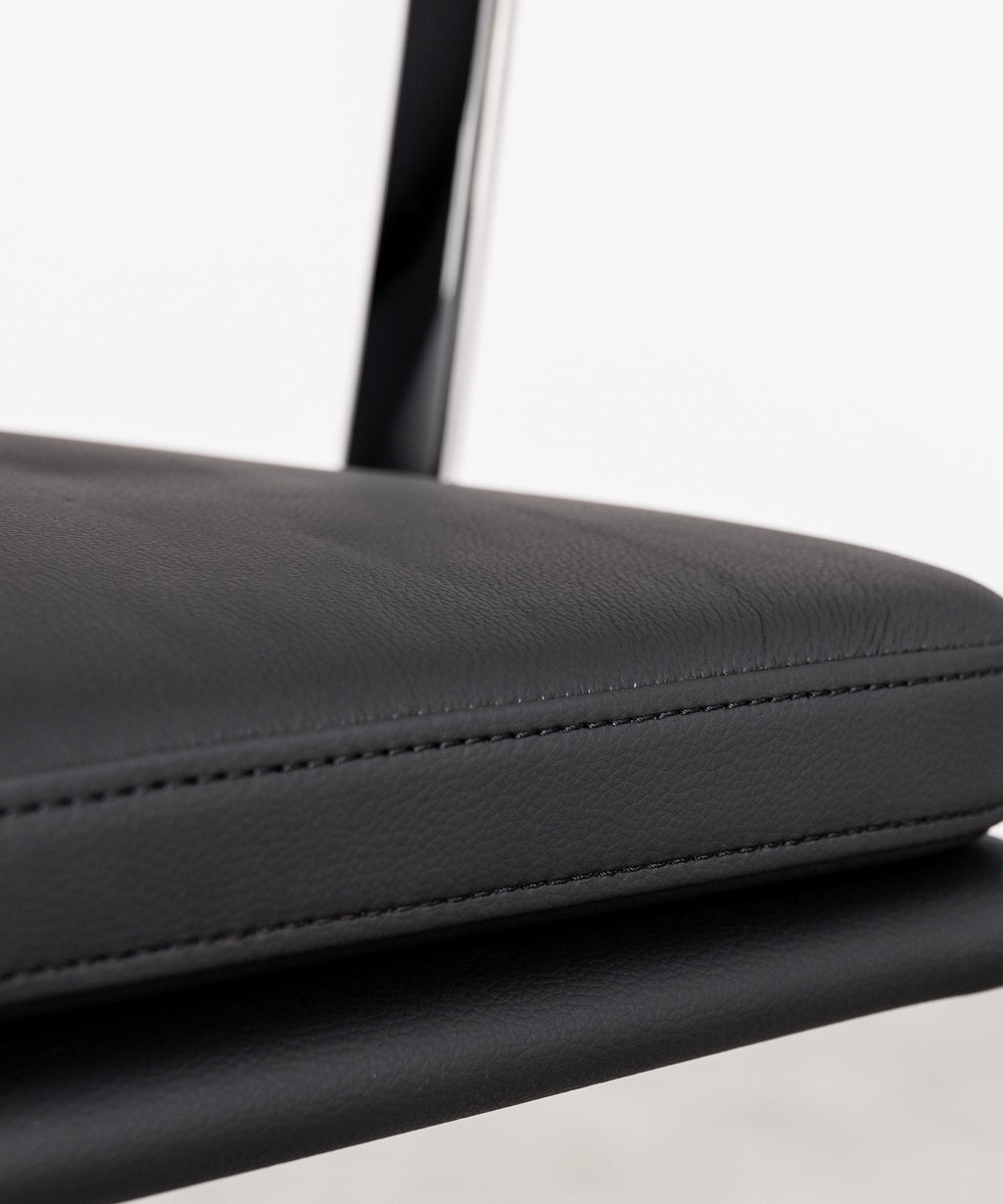 Chaise de Bureau en Cuir High Back Boston