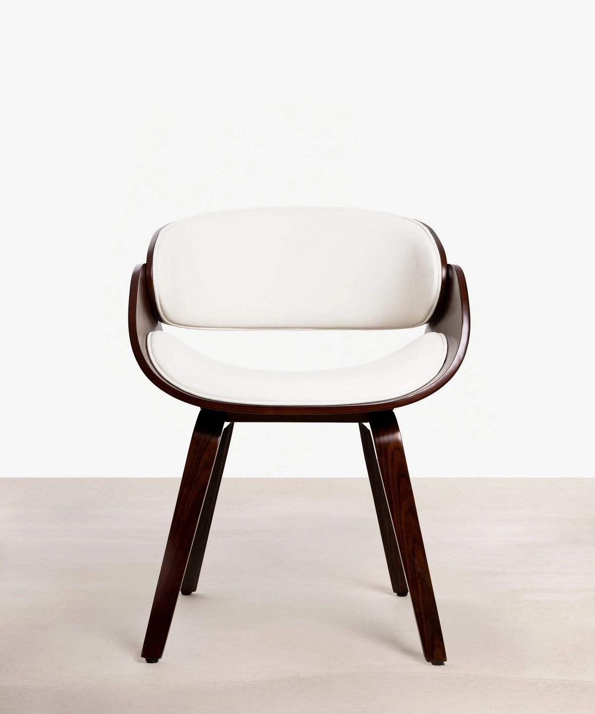 Chaise de salle à manger en bois et similicuir Debbie