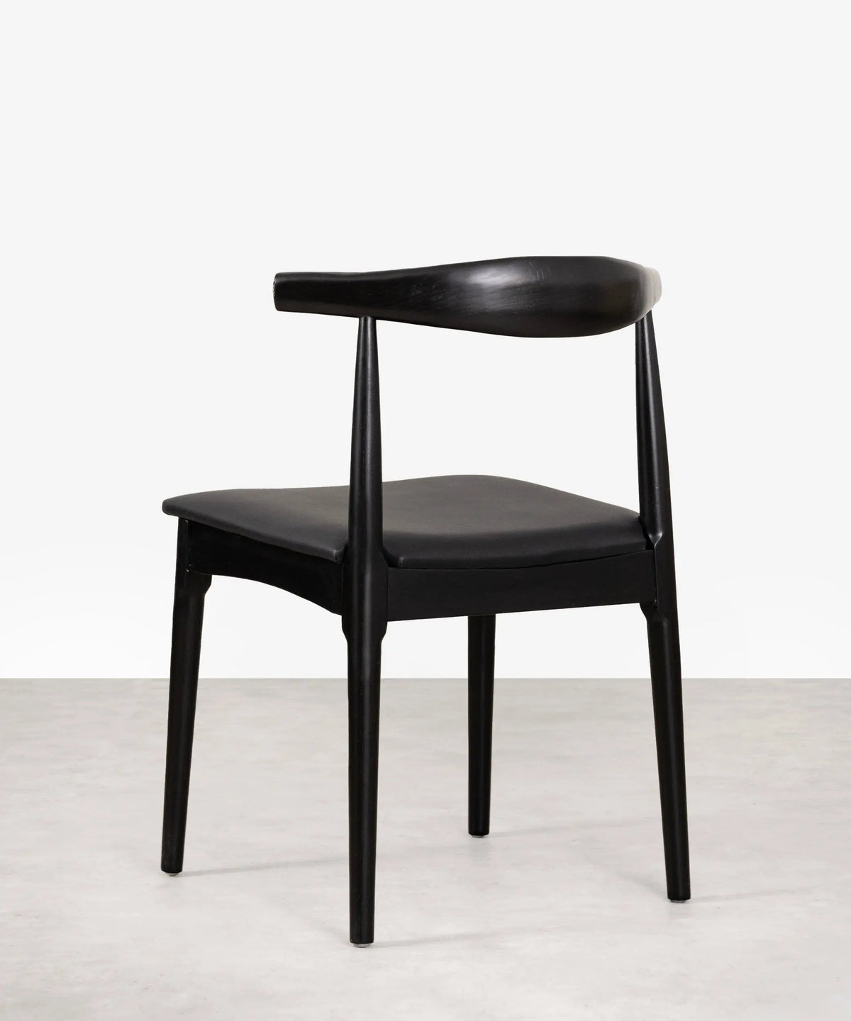 Chaise de salle à manger en bois et similicuir Denver