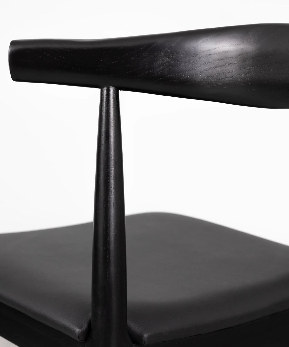 Chaise de salle à manger en bois et similicuir Denver