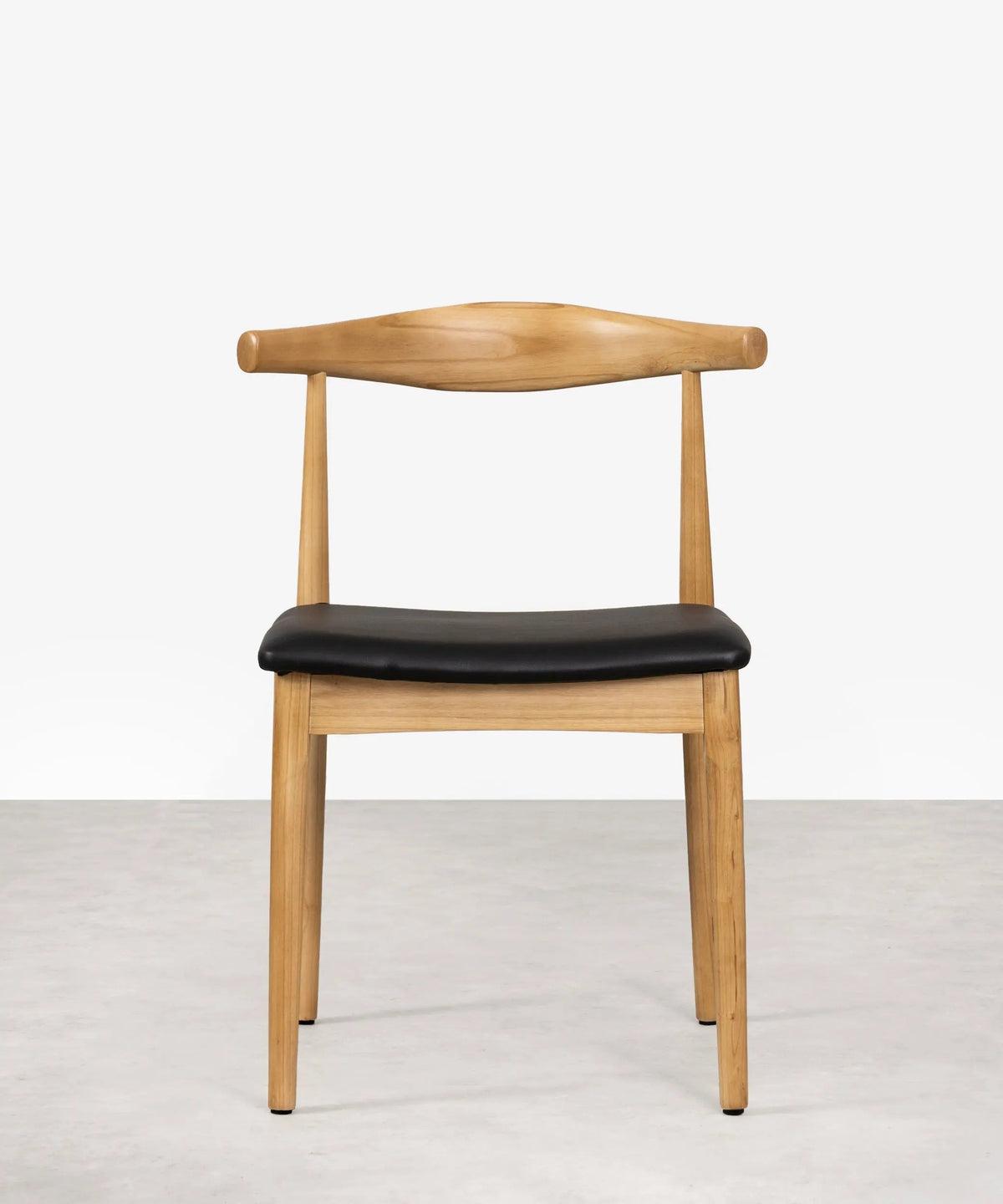 Chaise de salle à manger en bois et similicuir Denver