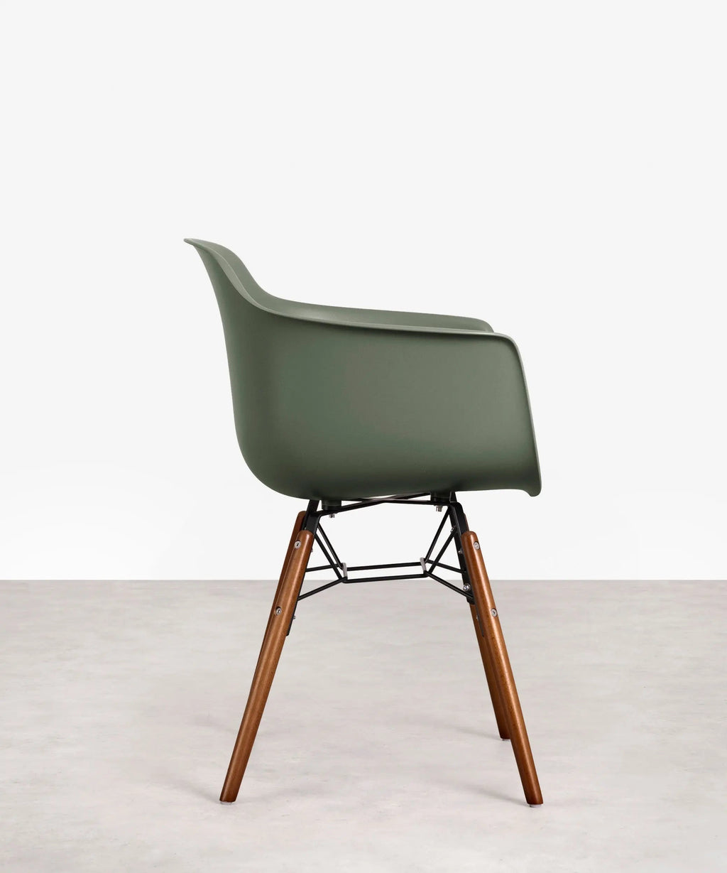Chaise en Polypropylène et Bois avec Accoudoirs Elon Arms - Special Edition