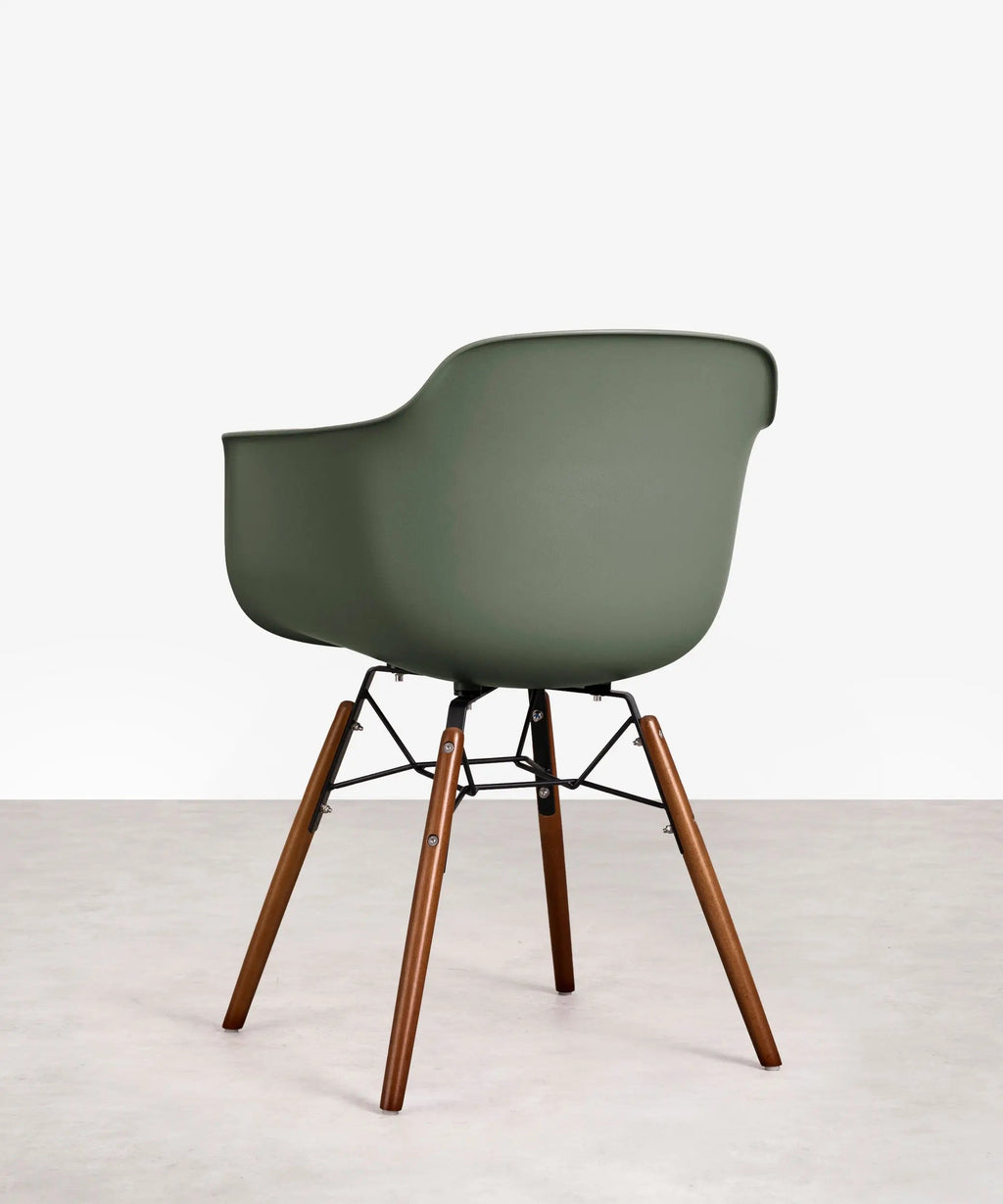 Chaise en Polypropylène et Bois avec Accoudoirs Elon Arms - Special Edition
