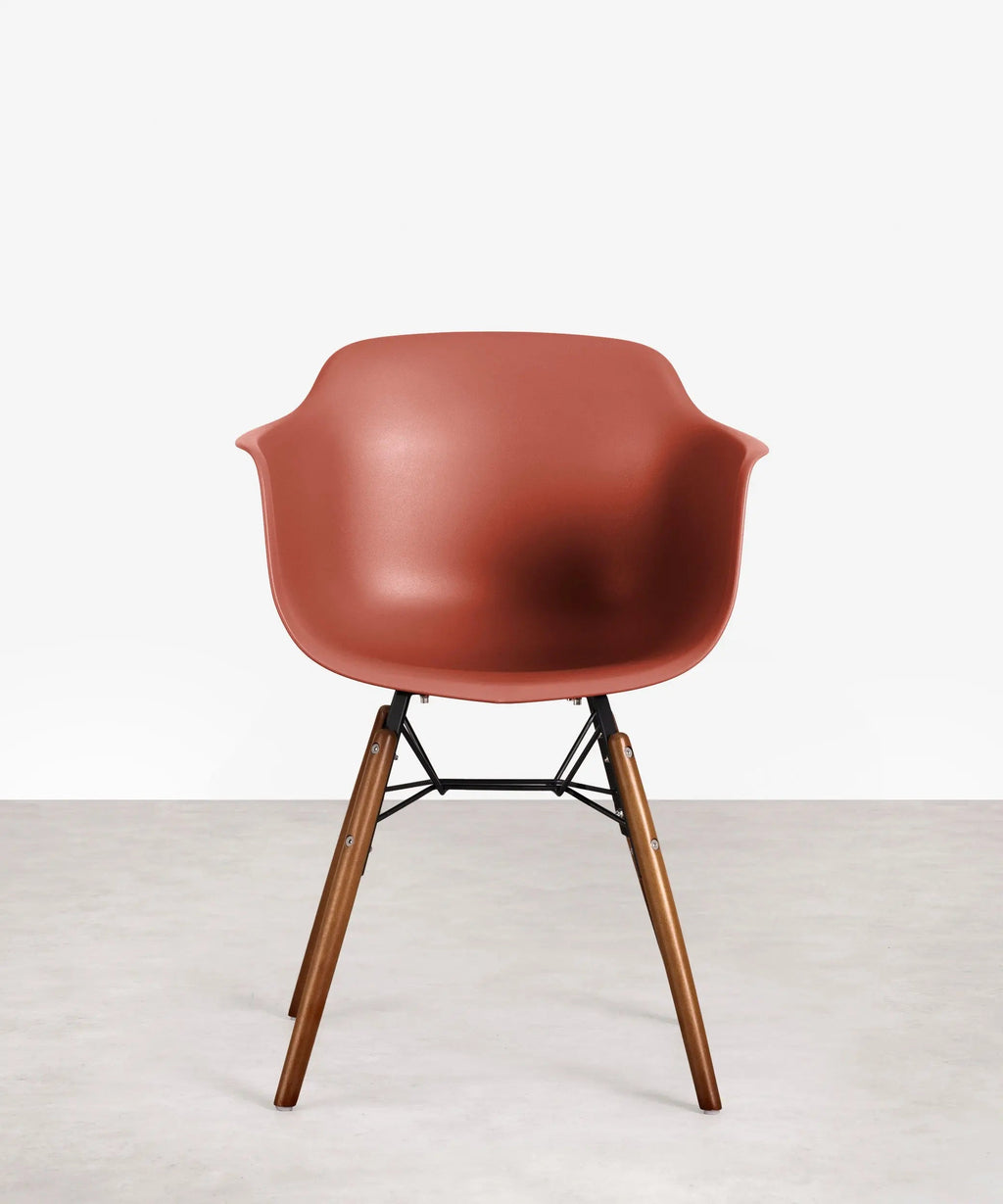 Chaise en Polypropylène et Bois avec Accoudoirs Elon Arms - Special Edition
