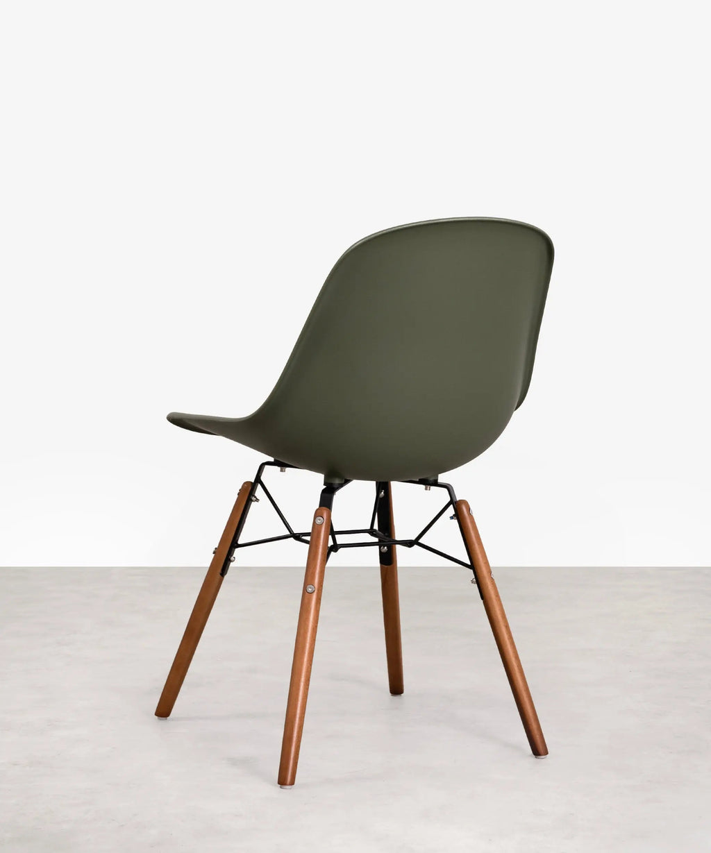Chaise de salle à manger en polypropylène et bois Elon - Special Edition