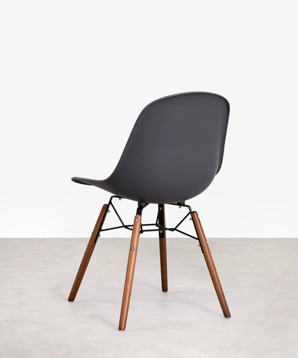 Chaise de salle à manger en polypropylène et bois Elon - Special Edition