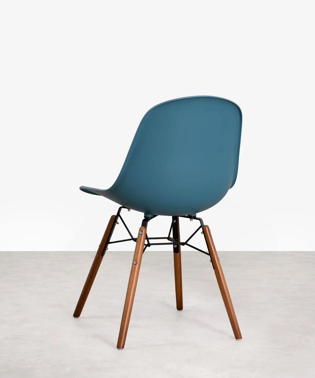 Chaise de salle à manger en polypropylène et bois Elon - Special Edition