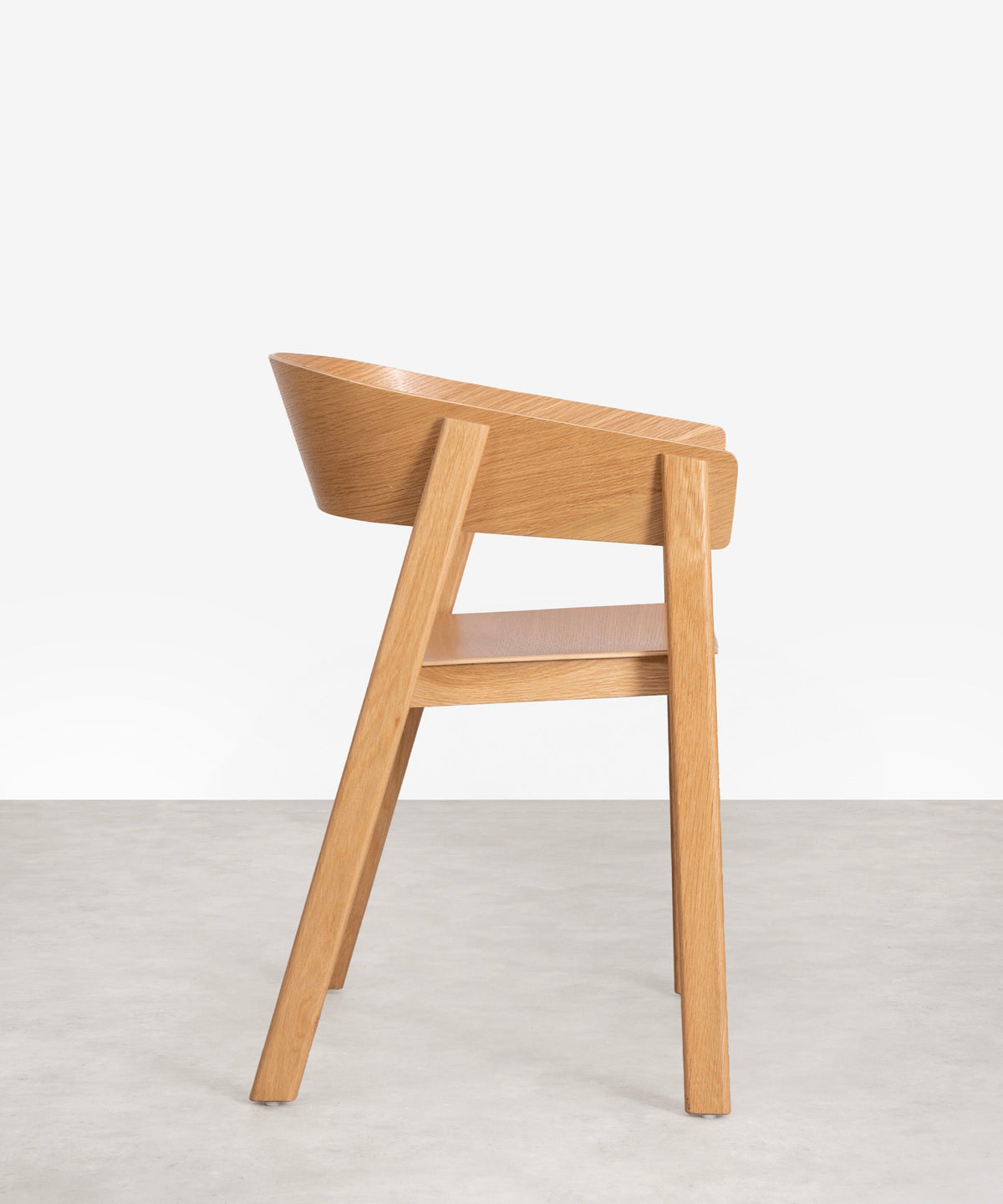 Chaise de salle à manger en bois avec accoudoirs Isabella