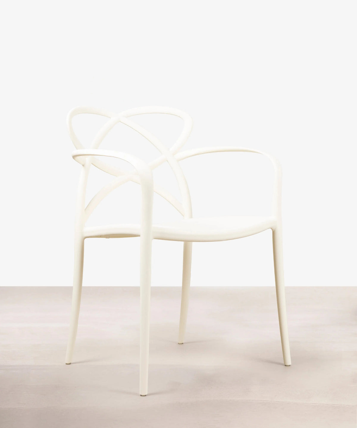 Chaise en polypropylène avec accoudoirs Maestro Arms
