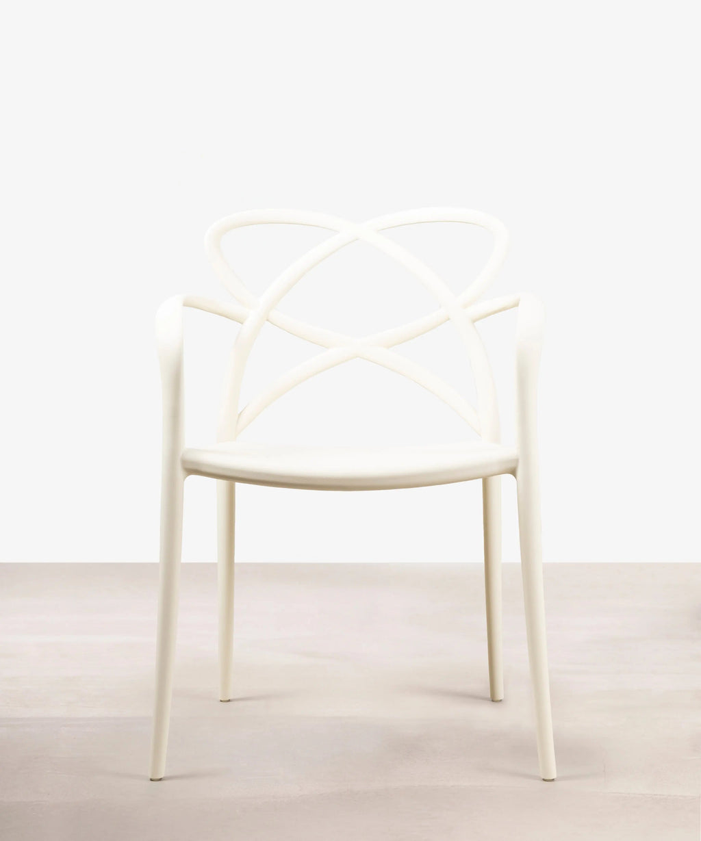 Chaise en polypropylène avec accoudoirs Maestro Arms