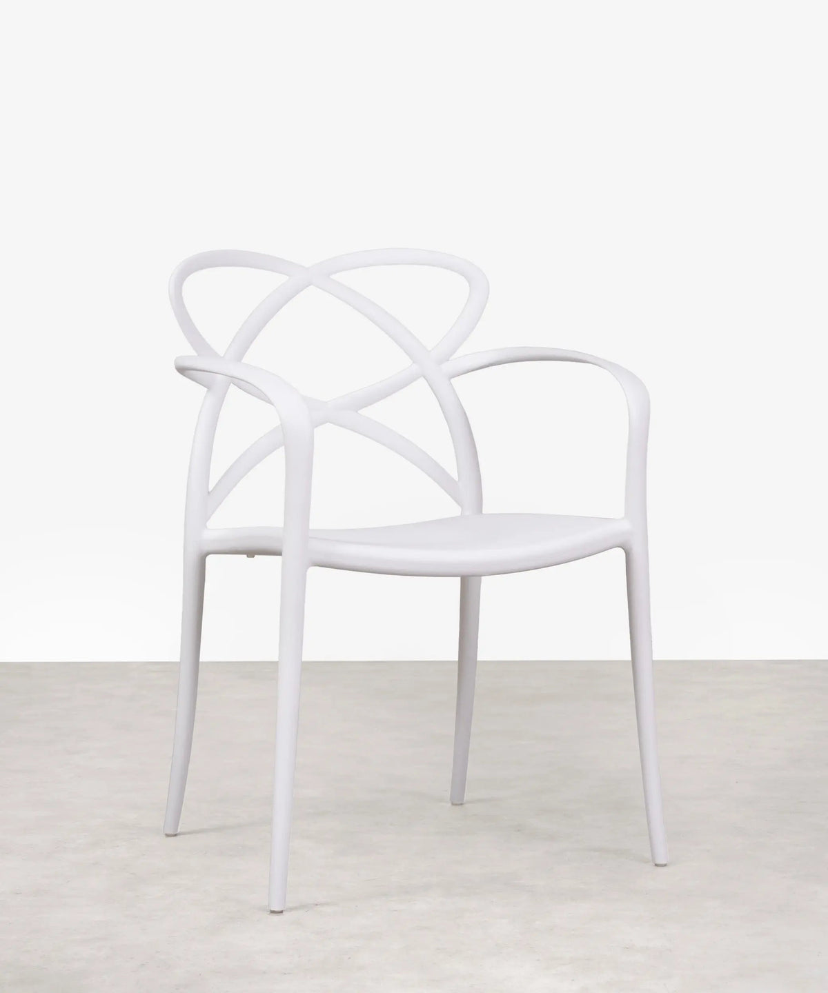Chaise en polypropylène avec accoudoirs Maestro Arms