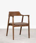 Chaise de salle à manger en bois et similicuir Denver
